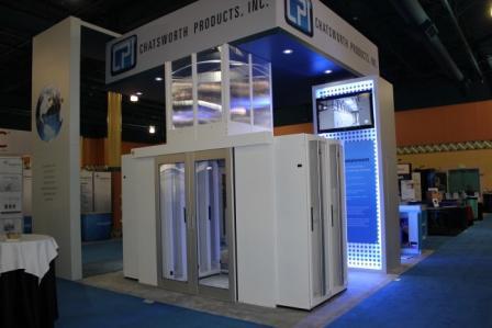 CPI Booth Display feat. Aisle Containment