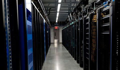 Facebook photo of data center